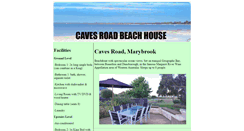 Desktop Screenshot of cavesroadbeachhouse.com.au
